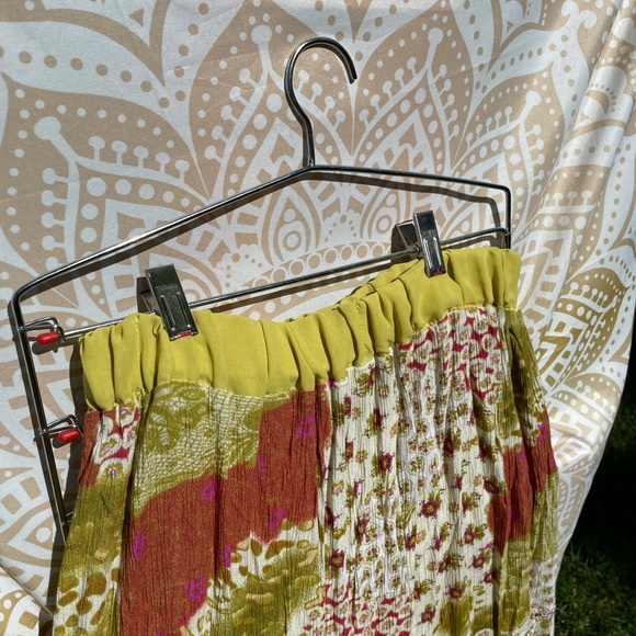 Chiffon-cotton Blend Peasant Skirt - Picture 3 of 3